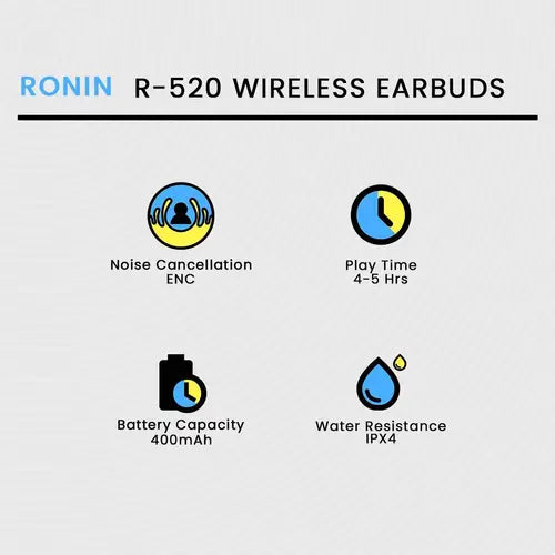 Ronin R-520 Wireless Earbuds