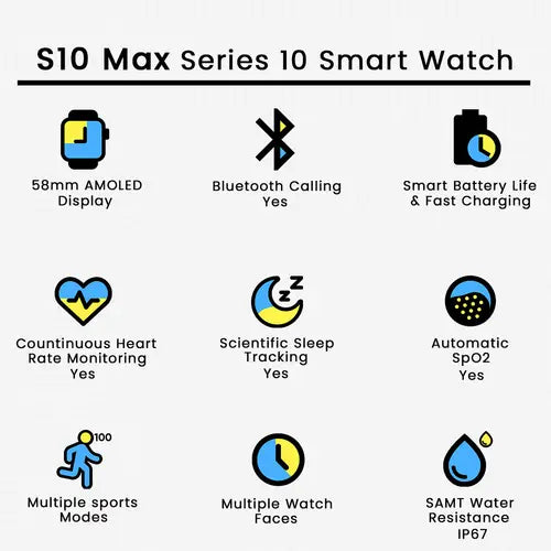 S10 Max Series 10 Smart Watch